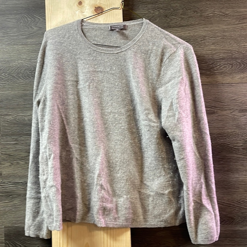 Charter club Kashmir gray women’s sweater